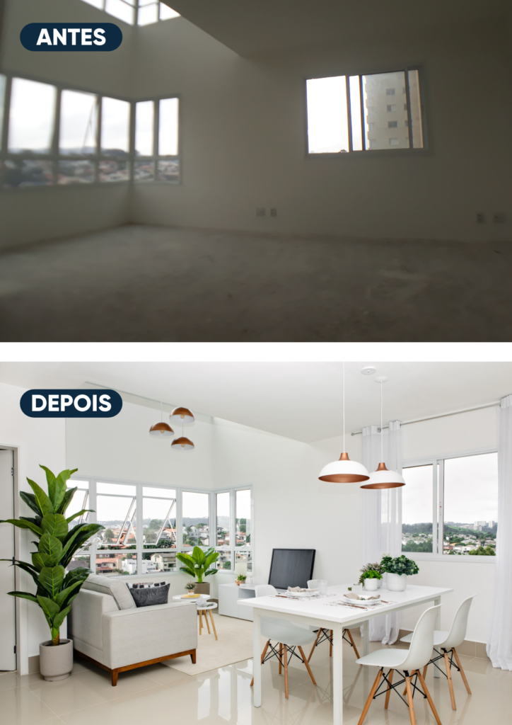 Home Staging antes e depois, Home Staging Brasil, acelerar a venda do imóvel
